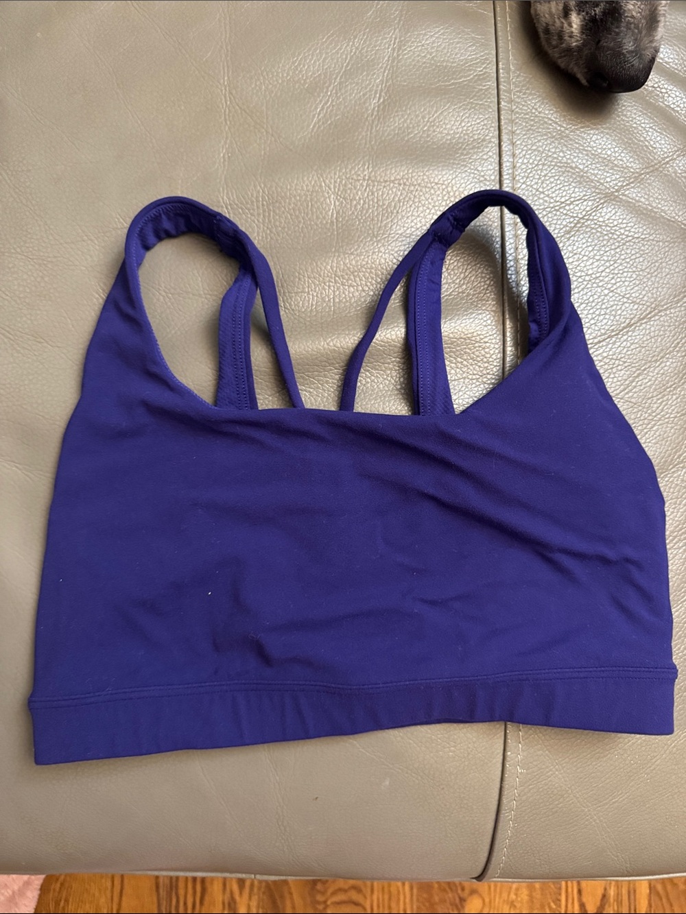 Athleta Purple Strappy Sports Bra size Small